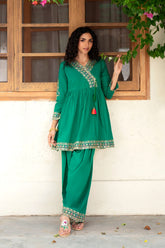 1 Piece Cambric Frock (CR3521)